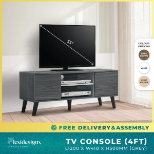 4FT TV Console Singapore grey Color – Keppel Cabinet