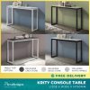 console table Singapore – KRITTY by Flexidesignx in marble, beige or grey finish