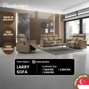 LARRY1+2+3 Seater Leather Sofa