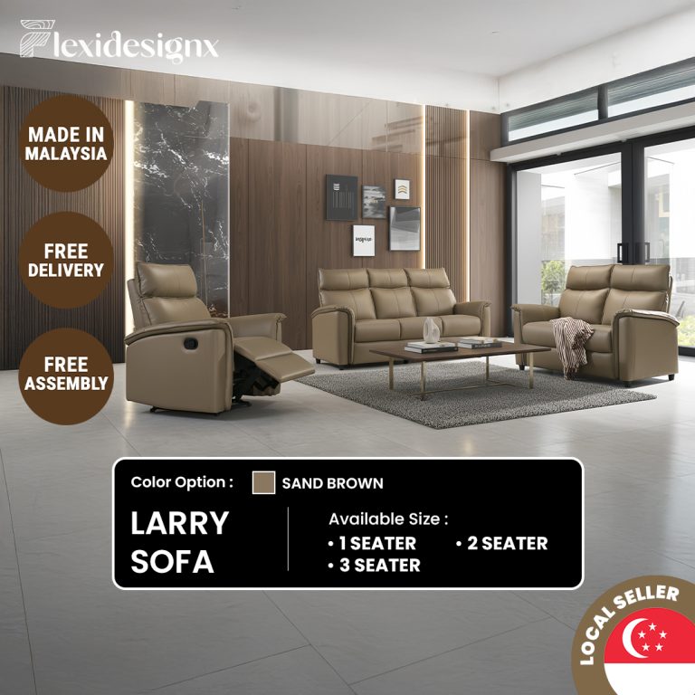 LARRY1+2+3 Seater Leather Sofa