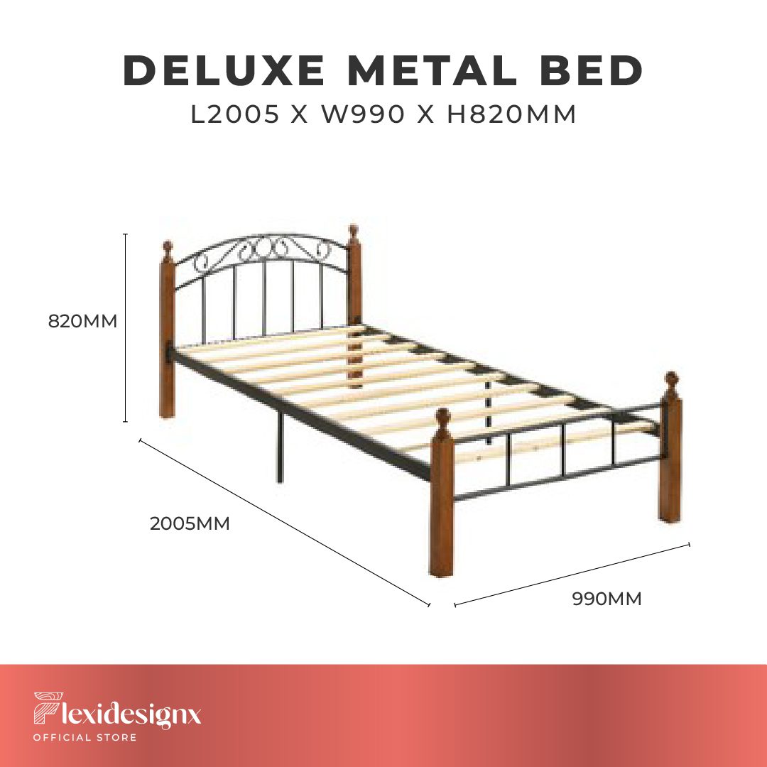 DELUXE METAL BEDFRAME - Flexidesignx