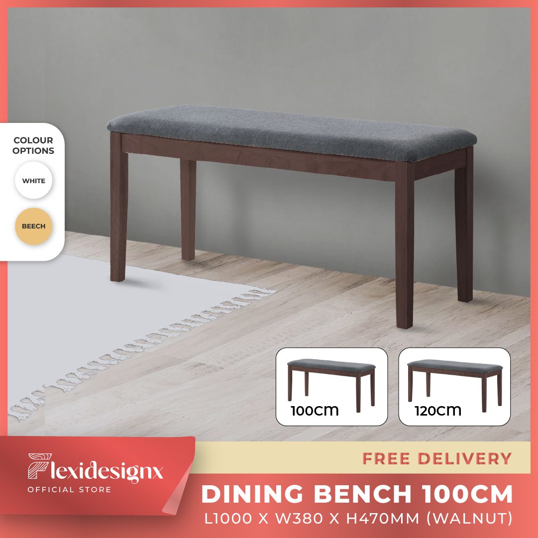 100cm 120cm Dining Bench CAMEL FENDI