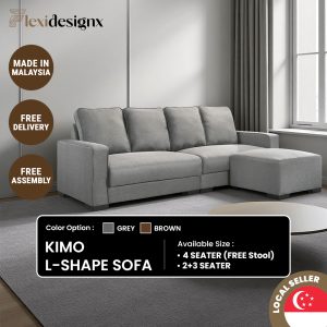 KIMO 4 Seater Sofa+Stool