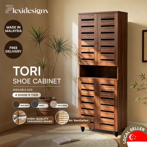 TORI Shoe Cabinet 4 Door