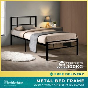 Super Single Bed Frame – Gina Steel Frame – Flexidesignx