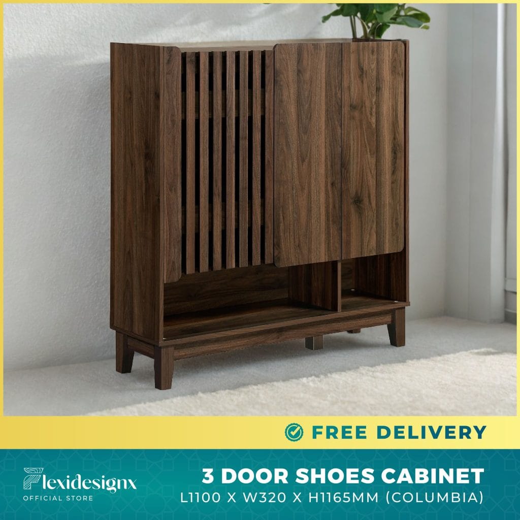 CARLOS 3 Door Shoe Cabinet