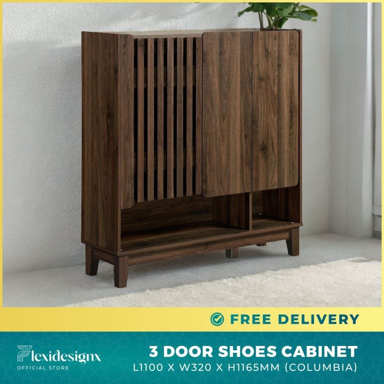 CARLOS 3 Door Shoe Cabinet