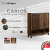 CARLOS 3 Door Shoe Cabinet