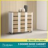 3 Door Shoe Rack Singapore – Ginny Cabinet by Flexidesignx