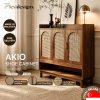 Akio Rattan Shoe Cabinet Singapore