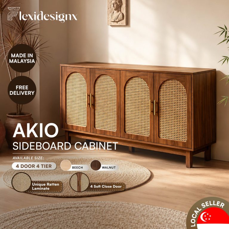 AKIO Side Board 4 Door