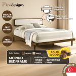 Moriko Solid Wood Bed Singapore