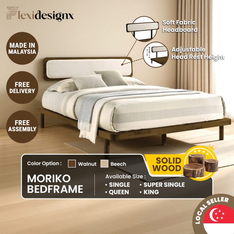 MORIKO Bed Frame-Single/Super Single/Queen Size/King