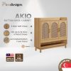 Akio Rattan Shoe Cabinet Singapore