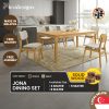 Jona Solid Wood Dining Set Singapore